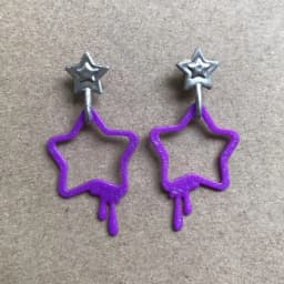 Rainbow Fashion Sister 1/6 Doll Earrings Colorful Personality Decor Accessories for Doll Decorations