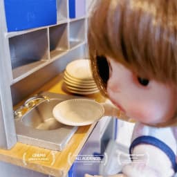 Dollhouse Mini Round Plates Wall Mounted Decor Dishes Miniature Tableware Model Kitchen Scene Craft Findings