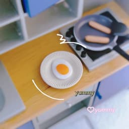 Dollhouse Mini Round Plates Wall Mounted Decor Dishes Miniature Tableware Model Kitchen Scene Craft Findings