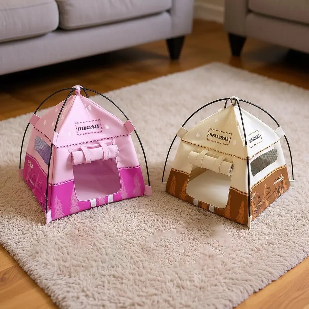 Dollhouse Toy Mini Camping Small Tent Model for Action Figures,Tiny Scene Decoration & Photography Props 1:12 Mini Camping Tent