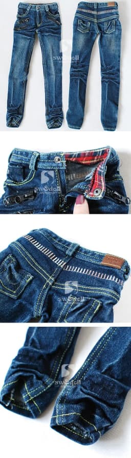 1/3 1/4 scale BJD accessories jeans doll clothes for BJD/SD.Not included doll,shoes,wig and other accessories 16C0740