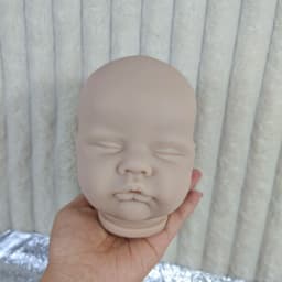 18 Inches Blank Vinyl Reborn Doll Kit Quinbee Sleeping Newborn Doll Molds Unpainted Doll Parts With Cloth Body