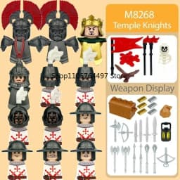 Viking warrior,shield,sword, helmet, army,building blocks, humanoid dolls, birthday gifts,cartoon characters, mini action dolls.