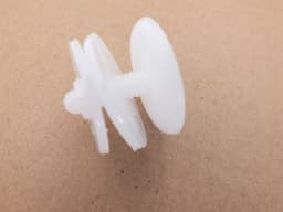35mm White plastic toy joints with washer for doll materials--50Sets