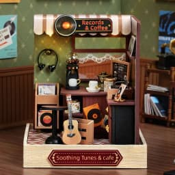 Mini Doll House DIY Small House Kit Handmade 3D Puzzle Assembly Model Building Home Decoration Wooden Craft Xmas Gift DollHouses