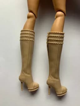 New styles Doll shoes high heel boots accessories flat shoes toy shoes for your 1/6 BB dolls A199
