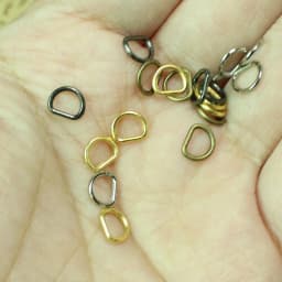 20pcs/pack 7mm Ultra-small Belt D-Buckle Doll Bags Buckles DIY Doll Buttons Shoes Super Mini Toys Dolls Accessories