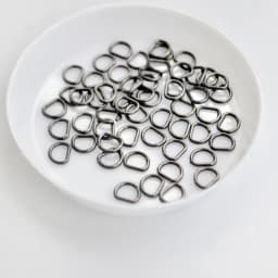 20pcs/pack 7mm Ultra-small Belt D-Buckle Doll Bags Buckles DIY Doll Buttons Shoes Super Mini Toys Dolls Accessories
