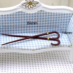 1Pcs 1/12 Dollhouse Miniature Accessories Mini Alloy Crutch Simulation Walking Stick Model Toys for Doll House Decoration