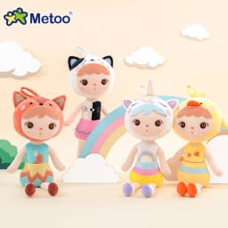 Newest 48CM Plush Metoo Doll Soft Stuffed Unicorn Keppel Children Girl Doll Kids Toy Fox Kitty Cute Ornaments Toys for Girls
