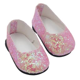 Fashion Glitter Sequin Shoes For dolls Fits 43cm Baby Newborn accessories And 18inch American Doll,OG