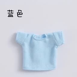 Ob11 clothes Leisure short-sleeved t-shirt for obitsu11,GCS ,YMY,P9,1/12 bjd Movable joints Dolls Accessories Toy