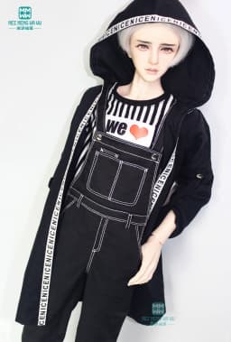 Fits 68-70cm BJD uncle 1/3 Boys SD13 Doll Clothes Fashion Turtleneck, jeans