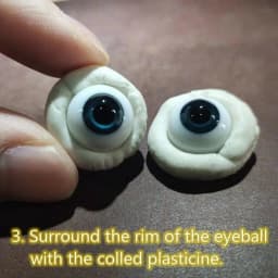 Wamami 6mm 8mm 10mm 12mm 14mm 16mm 18mm 20mm 22mm 24mm Gray Glass Eyes Eyeball Doll Dollfie Reborn Making Crafts