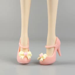 Office Work Footwear Elegant Heeled Shoes for 11.5" Doll High Heels Boat Shoes for Blythe Doll Plastic Accessories DIY Toy