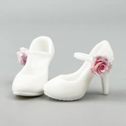 Office Work Footwear Elegant Heeled Shoes for 11.5" Doll High Heels Boat Shoes for Blythe Doll Plastic Accessories DIY Toy