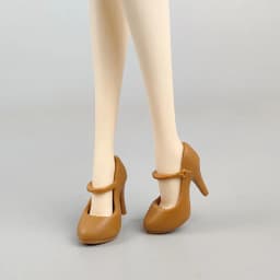 Office Work Footwear Elegant Heeled Shoes for 11.5" Doll High Heels Boat Shoes for Blythe Doll Plastic Accessories DIY Toy