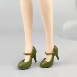 Office Work Footwear Elegant Heeled Shoes for 11.5" Doll High Heels Boat Shoes for Blythe Doll Plastic Accessories DIY Toy