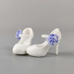 Office Work Footwear Elegant Heeled Shoes for 11.5" Doll High Heels Boat Shoes for Blythe Doll Plastic Accessories DIY Toy