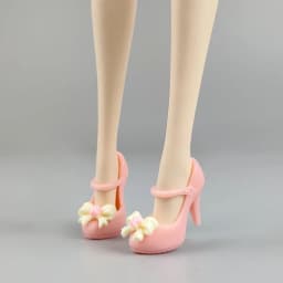 Office Work Footwear Elegant Heeled Shoes for 11.5" Doll High Heels Boat Shoes for Blythe Doll Plastic Accessories DIY Toy