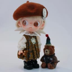 New Hand‑Sewn Doll Outfit Set For ZSIGA Yearning Land 1/8 Scale 20cm Movable Doll, Doll Replacement Costume Accessories