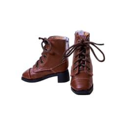 Bjd Dolls Shoes 1/4 Sanskrit Celia British Leather Boots Flat Feet Laceup Buskin BJD Accessories Black Brown White Shugafairy