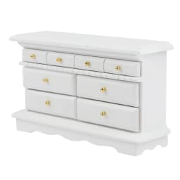 1:12Dollhouse Miniature Storage Cabinet Model Doll House Dresser Furniture Decor Toy Accessories