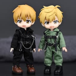 Ob11 Doll Alpha Tactical Clothes Doll Special Police Uniform Set For Molly, Gsc, Ymy, Ufdoll, Holala, 1/12 Bjd Dolls