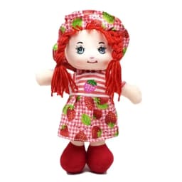 25cm Cartoon Kawaii Fruit Skirt Hat Rag Dolls Soft Cute Cloth for Baby Pretend Play Girls Birthday Christmas Gifts