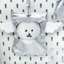 Winged Doll Bag Display Stand for 10-13cm Cotton Dolls Portable Hanging Pendant Protective Doll Accessory