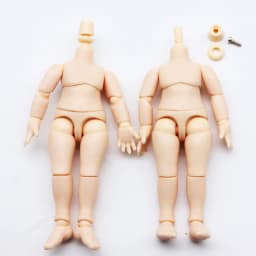 Obitsu 11CM Doll Toys DOD Body Suitable for GSC Head Ob11 1/12 BJD Body Spherical Joint Dolls Hand Set Body and Head Girls Toy