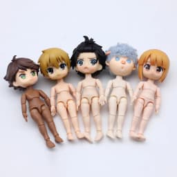 Obitsu 11CM Doll Toys DOD Body Suitable for GSC Head Ob11 1/12 BJD Body Spherical Joint Dolls Hand Set Body and Head Girls Toy