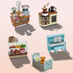 Wooden Mini Doll Houses DIY Handmade 3D Puzzle Assembly Building Kits With Furniture LED Coffee Store Dollhouse Toys For Gift