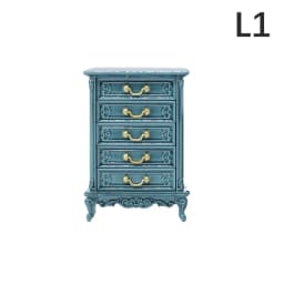 1Pc Dollhouse Furniture Ornaments Mini European Style Retro High And Low Cabinet Model Shooting Scene Props