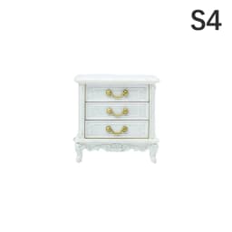 1Pc Dollhouse Furniture Ornaments Mini European Style Retro High And Low Cabinet Model Shooting Scene Props