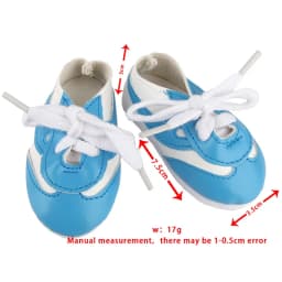 High-quality Leather Doll Shoes For 18 Inch American Doll 7cm Mini Doll Boots Sneakers For 43cm Baby New Born&DIY Girl Doll