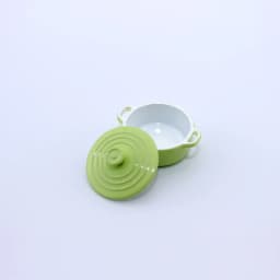 Miniature Colorful Soup Pot 1:12 Dollhouse Mini Stockpot Hot Pot Kitchen Ware Simulation Metal Cookware Model Doll Accessories