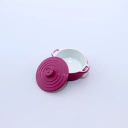 Miniature Colorful Soup Pot 1:12 Dollhouse Mini Stockpot Hot Pot Kitchen Ware Simulation Metal Cookware Model Doll Accessories