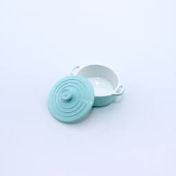 Miniature Colorful Soup Pot 1:12 Dollhouse Mini Stockpot Hot Pot Kitchen Ware Simulation Metal Cookware Model Doll Accessories