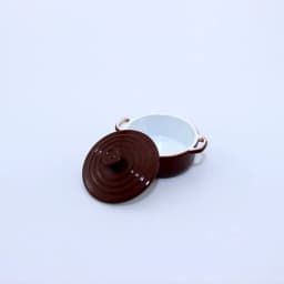 Miniature Colorful Soup Pot 1:12 Dollhouse Mini Stockpot Hot Pot Kitchen Ware Simulation Metal Cookware Model Doll Accessories