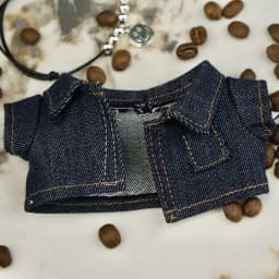 Trendy Fashion Denim Suit Mini Plush Doll'S Clothes Outfit Accessories For Korea Kpop Exo Labubu V1 V2 Idol Dolls Clothing Gift