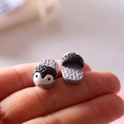 1:12 doll house floor decoration welcome carpet mini slippers miniature