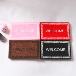 1:12 doll house floor decoration welcome carpet mini slippers miniature