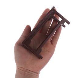 1/12 Dollhouse Miniature Retro Wooden Coffee Table Furniture Toys Accessories