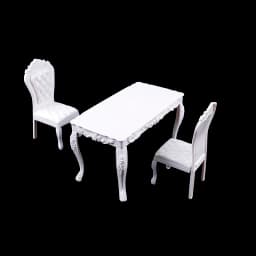 1/6 bjd doll dining table set chair miniature Kitchen Furniture Computer Office Desk Chair For Dollhouse Decoration