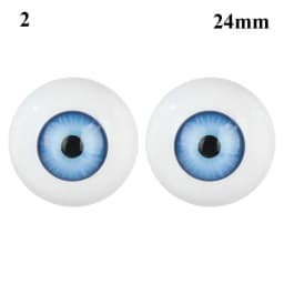 24mm 30mm Blue Brown Green Doll Acrylic Eyes Doll Eyeball For BJD Doll Making Crafts DIY Eyes Accessories Doll Animals Parts