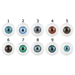 24mm 30mm Blue Brown Green Doll Acrylic Eyes Doll Eyeball For BJD Doll Making Crafts DIY Eyes Accessories Doll Animals Parts