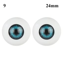 24mm 30mm Blue Brown Green Doll Acrylic Eyes Doll Eyeball For BJD Doll Making Crafts DIY Eyes Accessories Doll Animals Parts