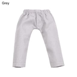 Fashion Denim Long Pants Doll Tights Pants Leggings For 1/11 1/12 Mini Doll Casual Wears Pants Clothes