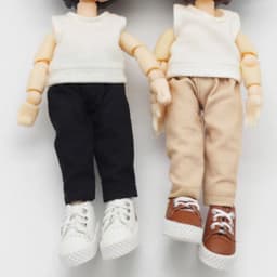 Fashion Denim Long Pants Doll Tights Pants Leggings For 1/11 1/12 Mini Doll Casual Wears Pants Clothes